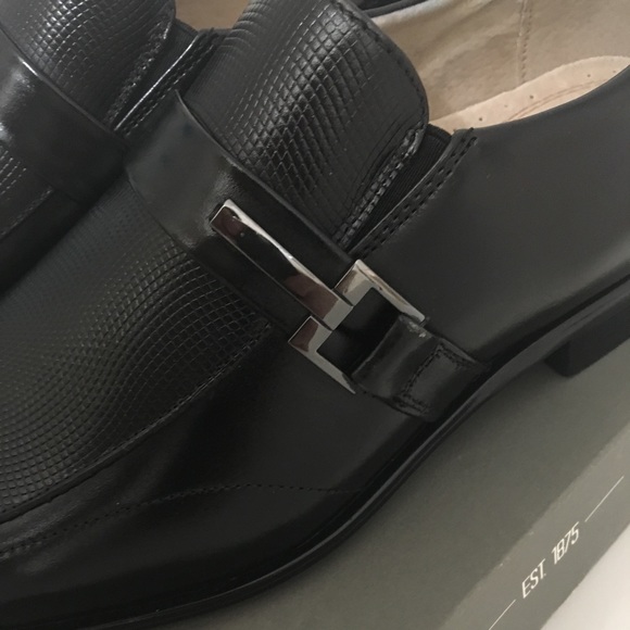 Stacy-Adams Men's Beau loafers Black leather Shoes 24692-001 Stacy-Adams Men's Beau loafers Black leather Shoes 24692-001